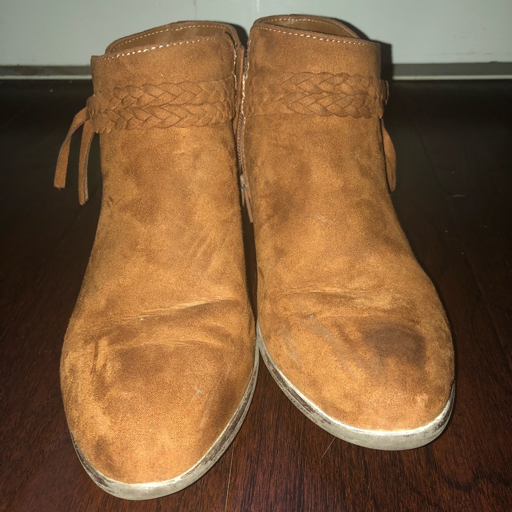 brown car & jack ankle boots